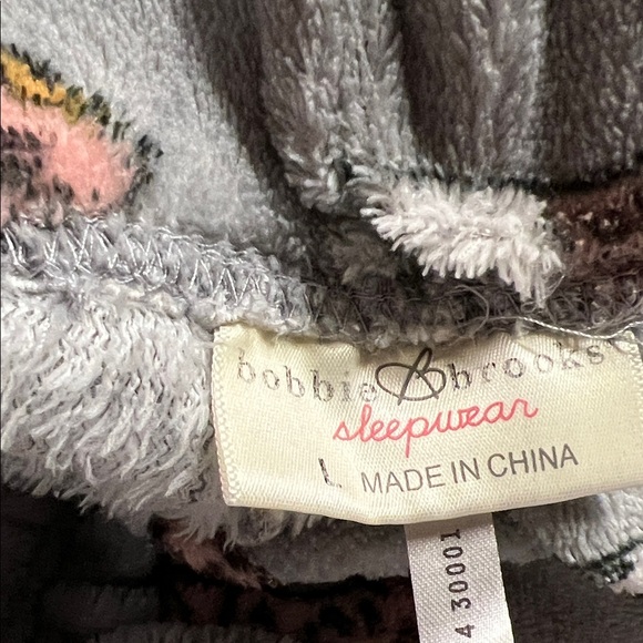 Colorful Patterned Fleece Sleep Pants - Picture 2 of 5